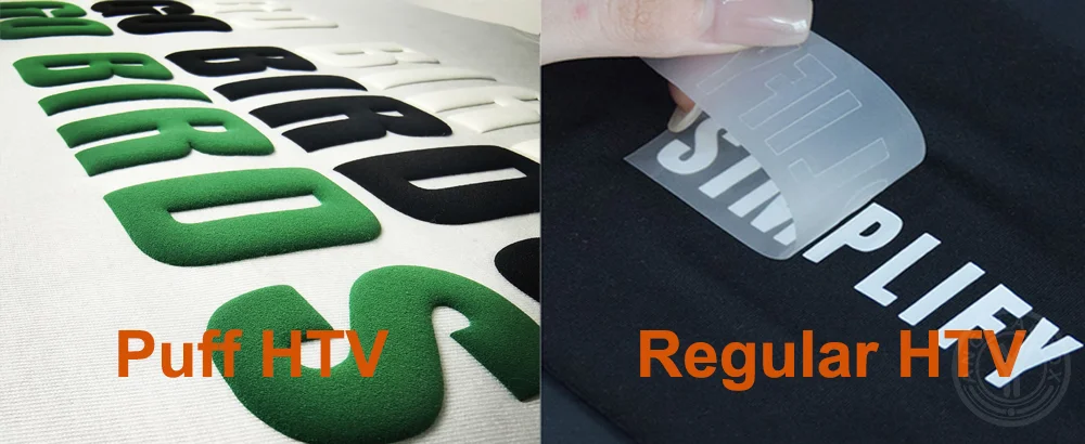 Difference Between Puff HTV and Regular HTV
