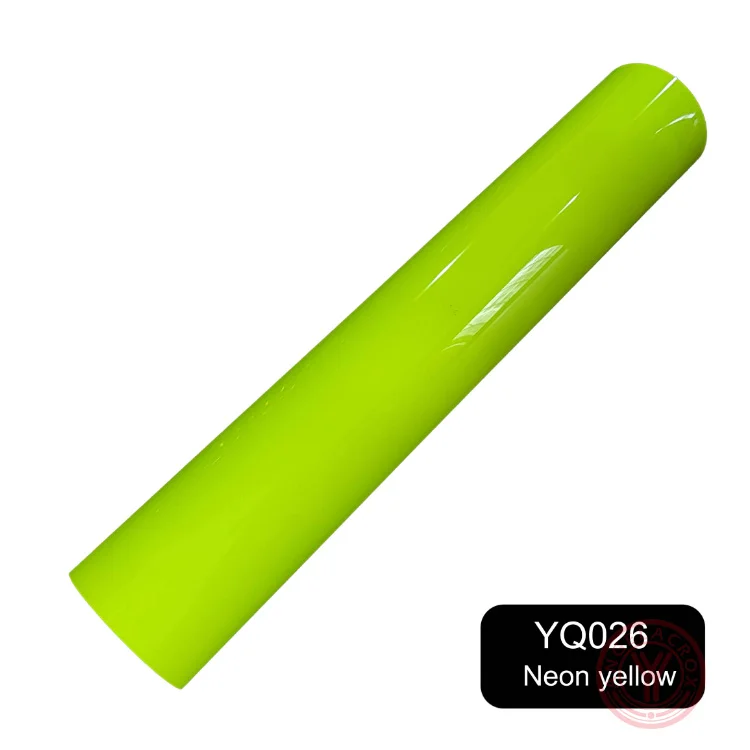 neon yellow PU HTV Vinyl