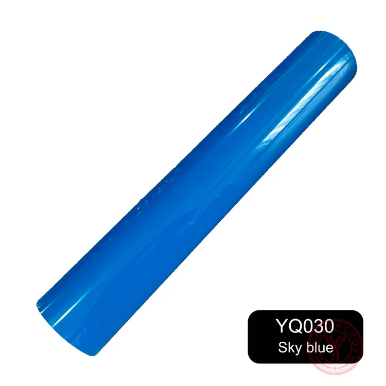 sky blue PU HTV Vinyl