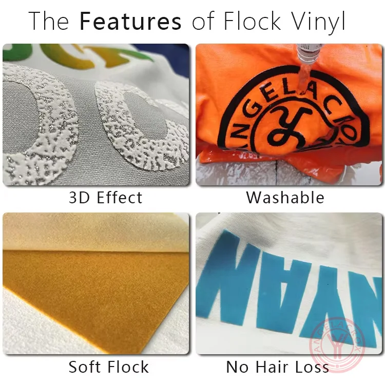 china flock heat transfer vinyl