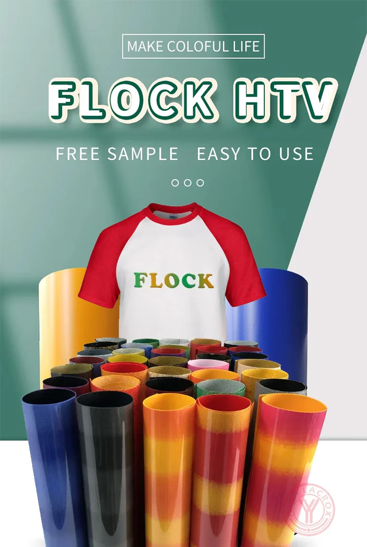 china flock heat transfer vinyl factory