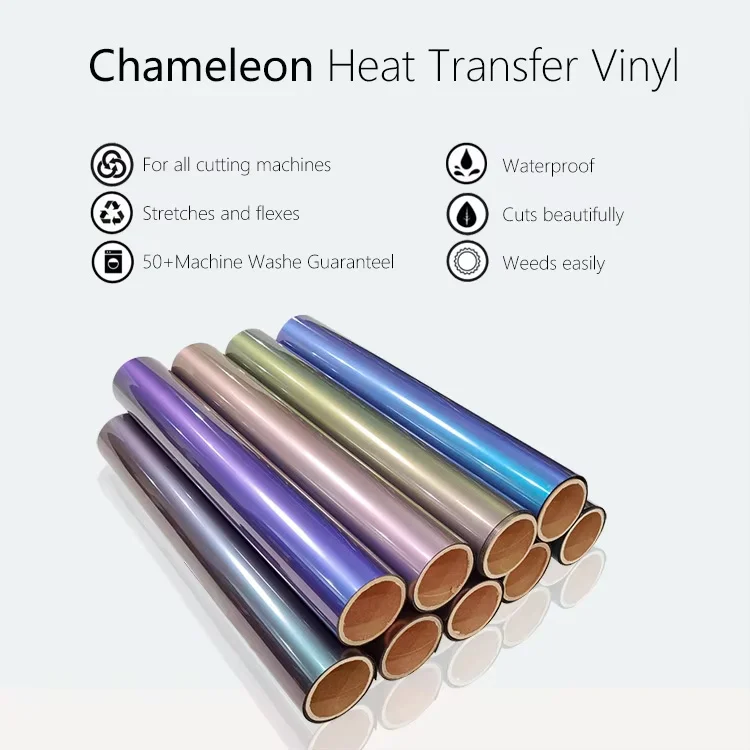 heat transfer vinyl chameleon roll