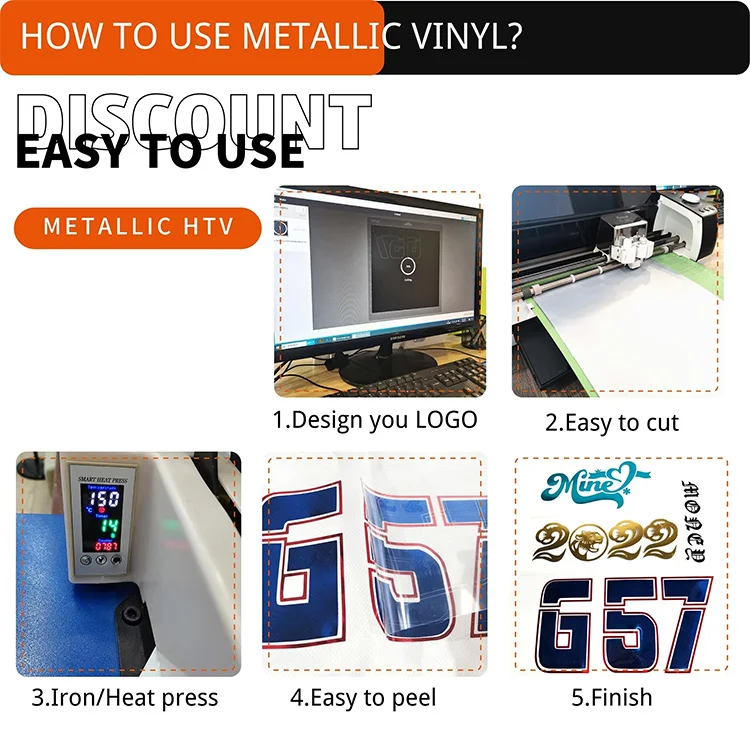 Metallic Heat Transfer Vinyl Instructions
