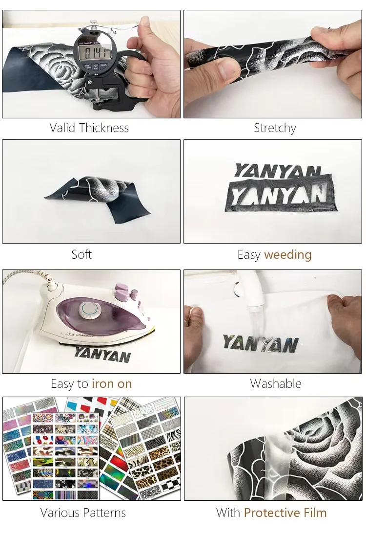 heat transfer vinyl with patterns