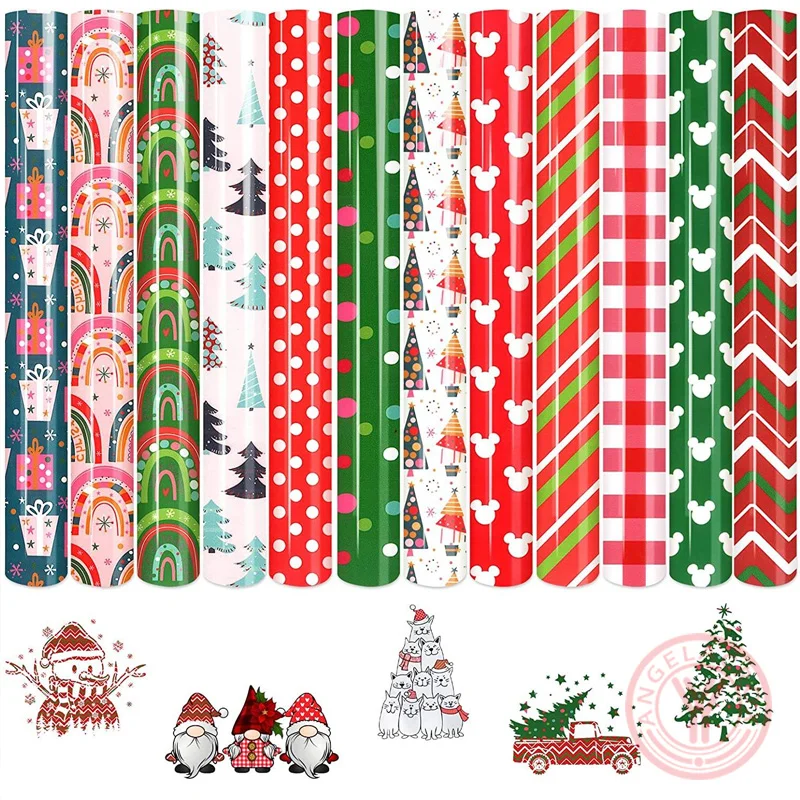 christmas patterned htv