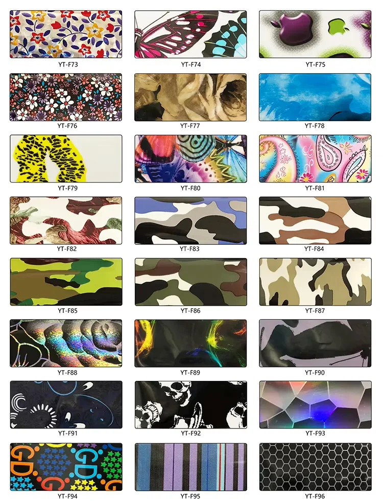 heat transfer patterned vinyl