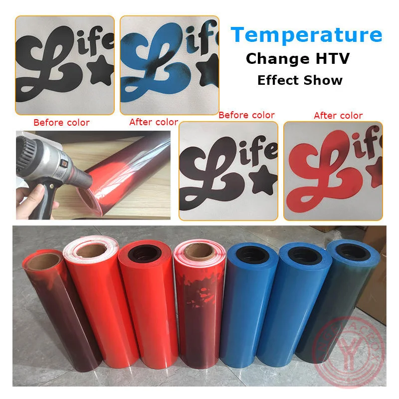 thermochromic heat transfer vinyl