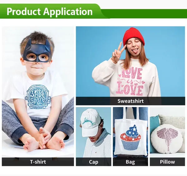 Applications of Glitter Heat Transfer Vinyl