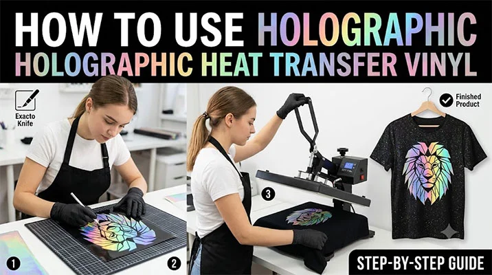 Holographic Heat Transfer Vinyl