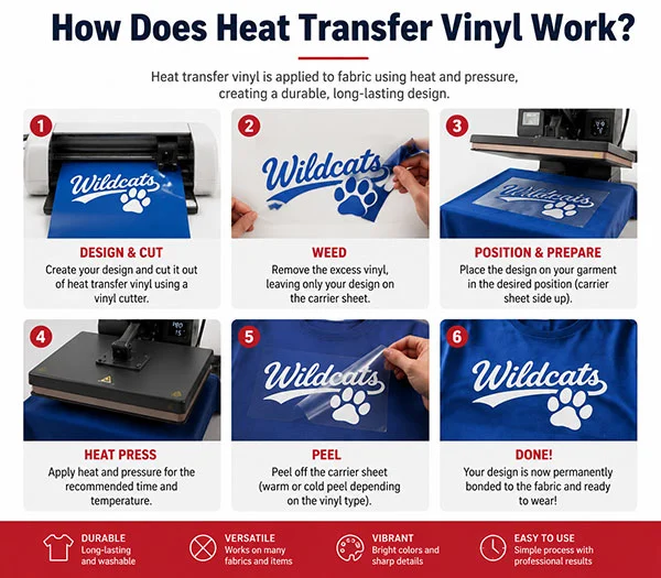 How Does Heat Transfer Vinyl Work