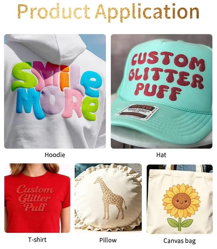 puff glitter htv
