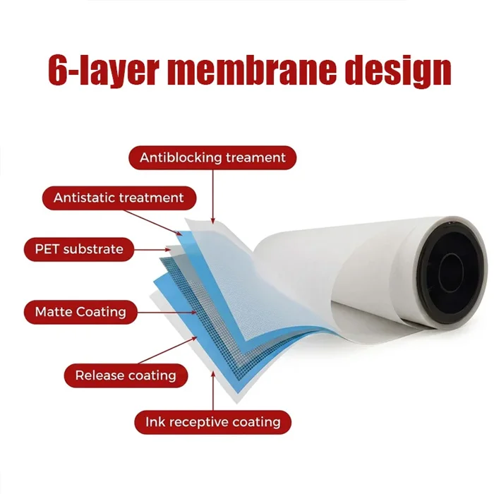 Structure of DTF Transfer Film