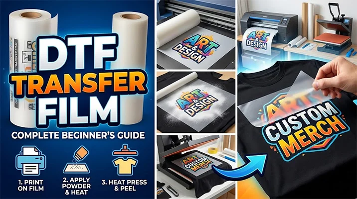 DTF Transfer Film,what is dtf transfer film,how does dtf transfer film work,how to use dtf transfer film