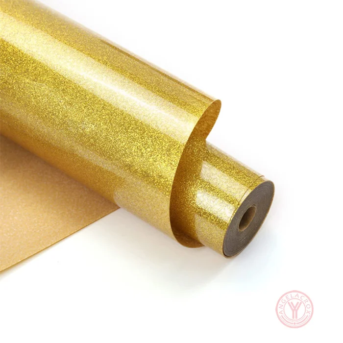 How to use Gold Glitter HTV