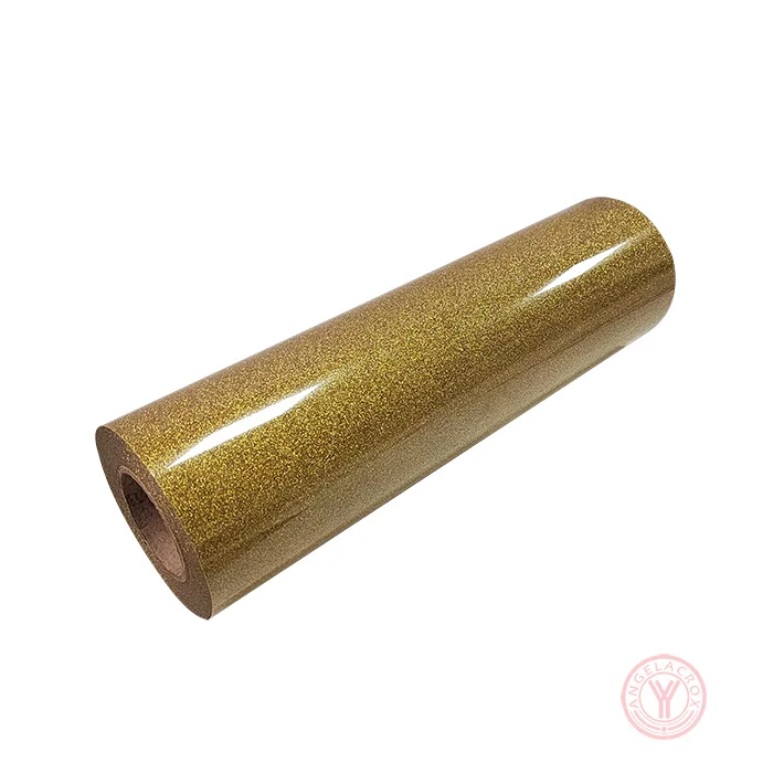 Gold Glitter Heat Transfer Vinyl