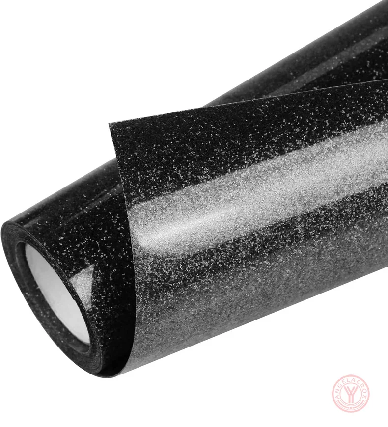 Black Glitter HTV