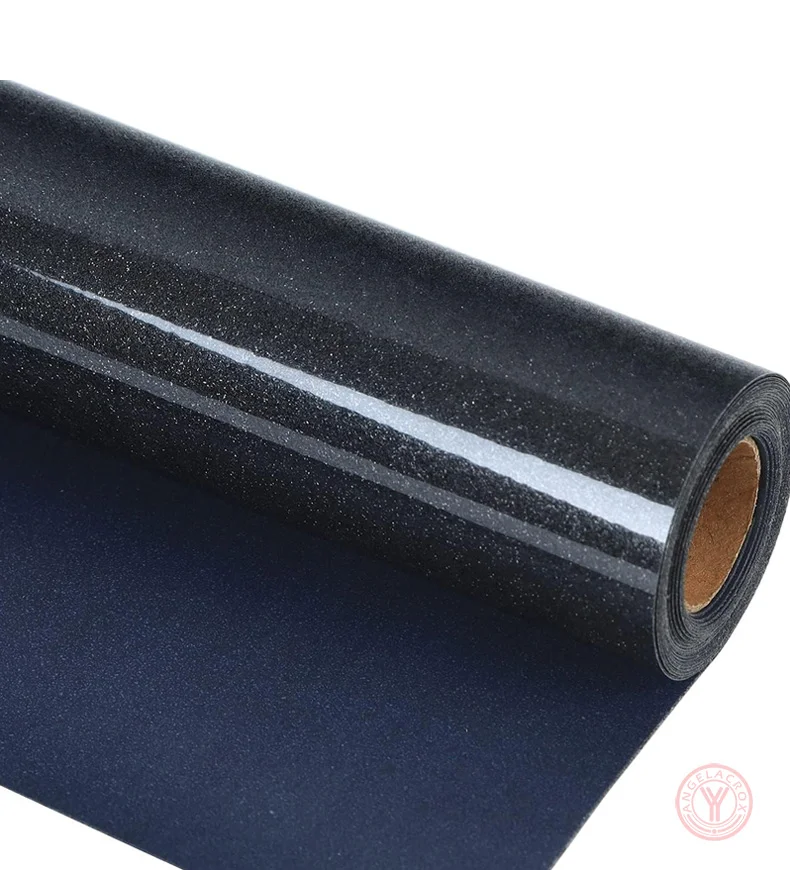 Black Glitter Heat Transfer Vinyl