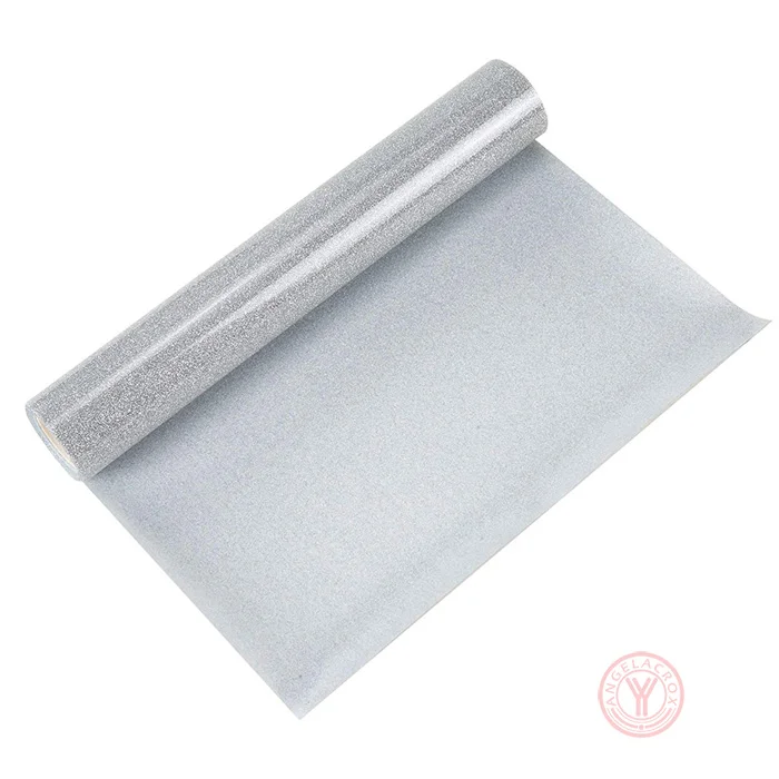 glitter HTV silver