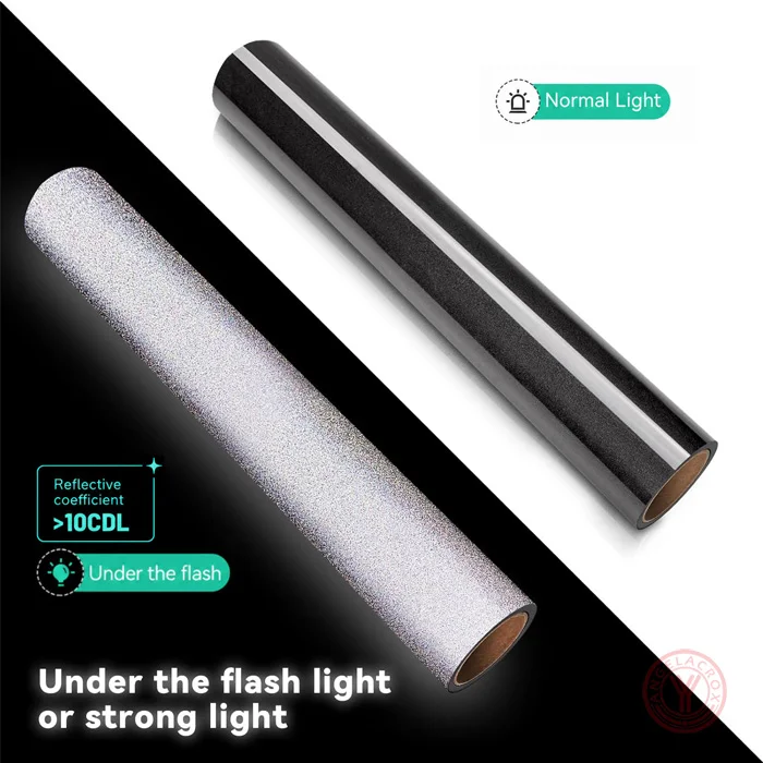 black reflective HTV vinyl