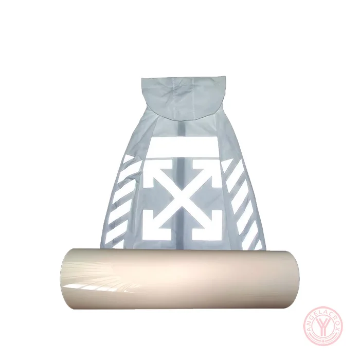 aplication of white reflective HTV