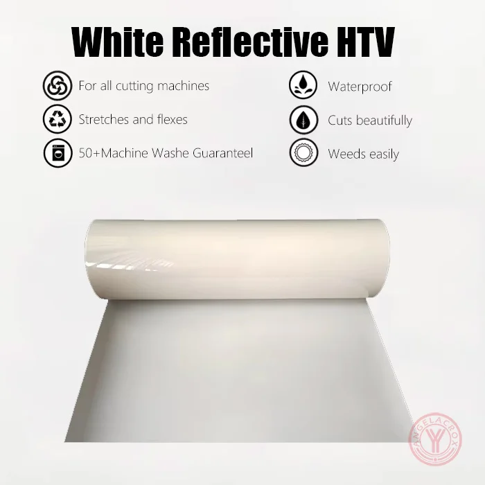 white reflective heat transfer vinyl​