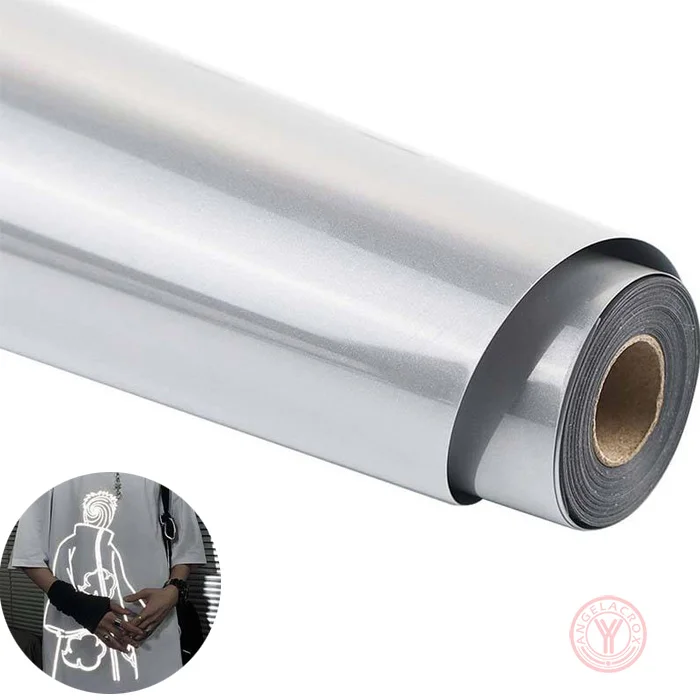application of Silver reflective HTV