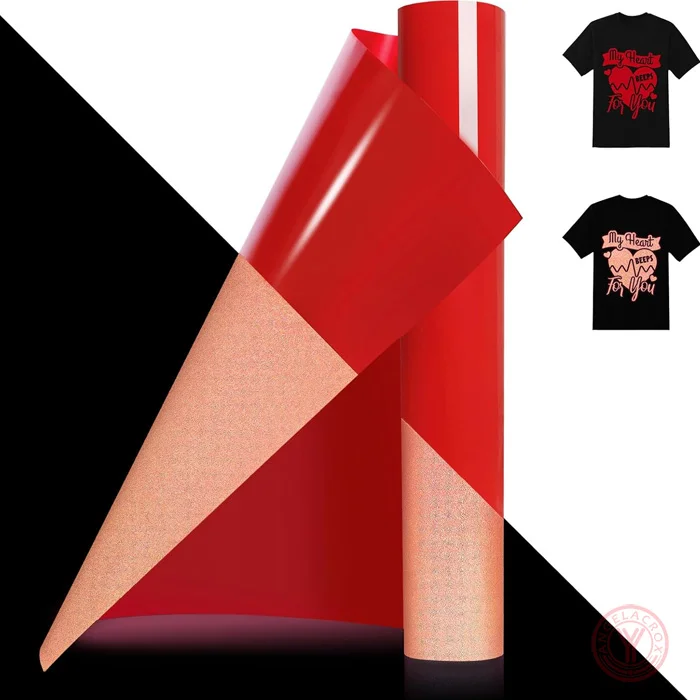 Red Reflective Heat Transfer Vinyl