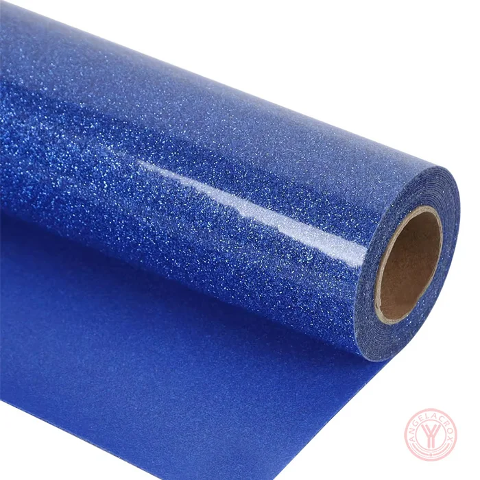 royal blue glitter HTV