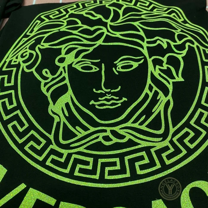 green glitter htv Effect