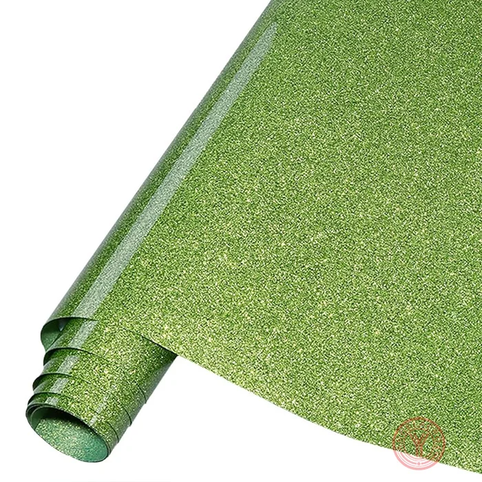 light green glitter htv
