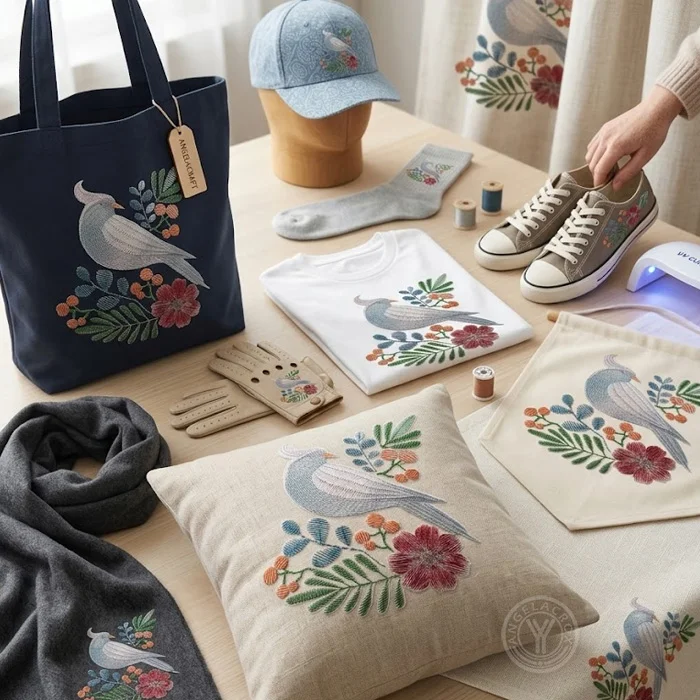 3D Embroidery DTF Film Effect