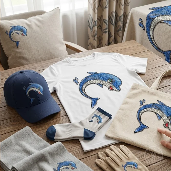 3D Embroidery UV DTF Effect