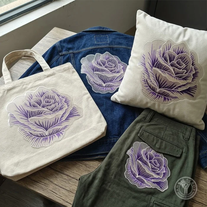 3D Embroidery UV DTF Film Effect