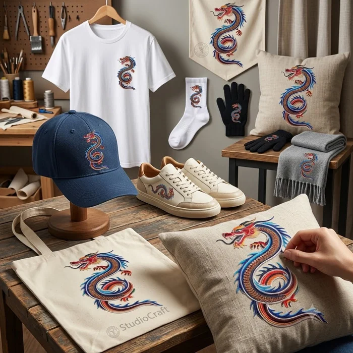 3D Embroidery UV DTF stickers Effect