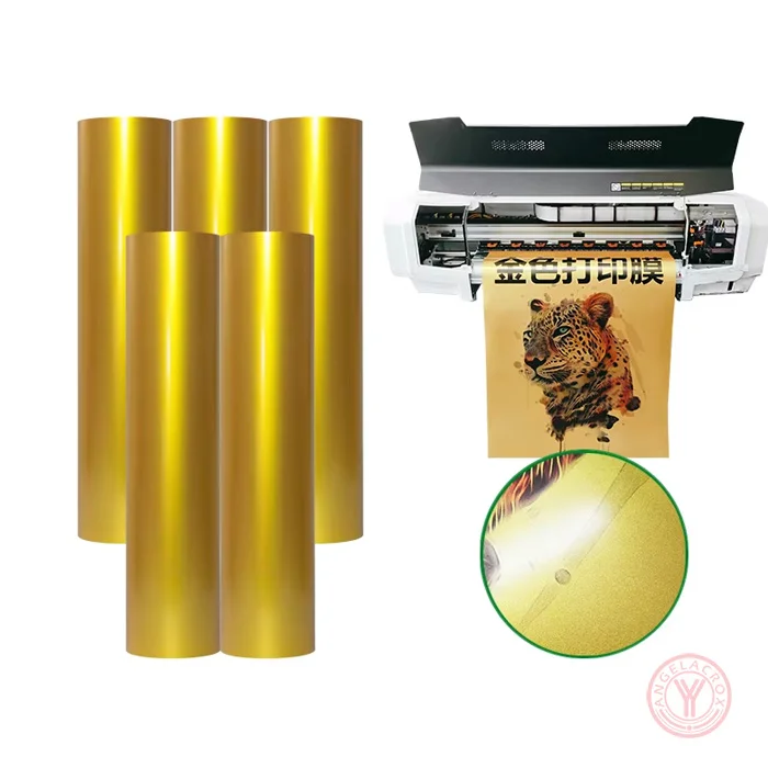 Golden pu printable heat transfer vinyl