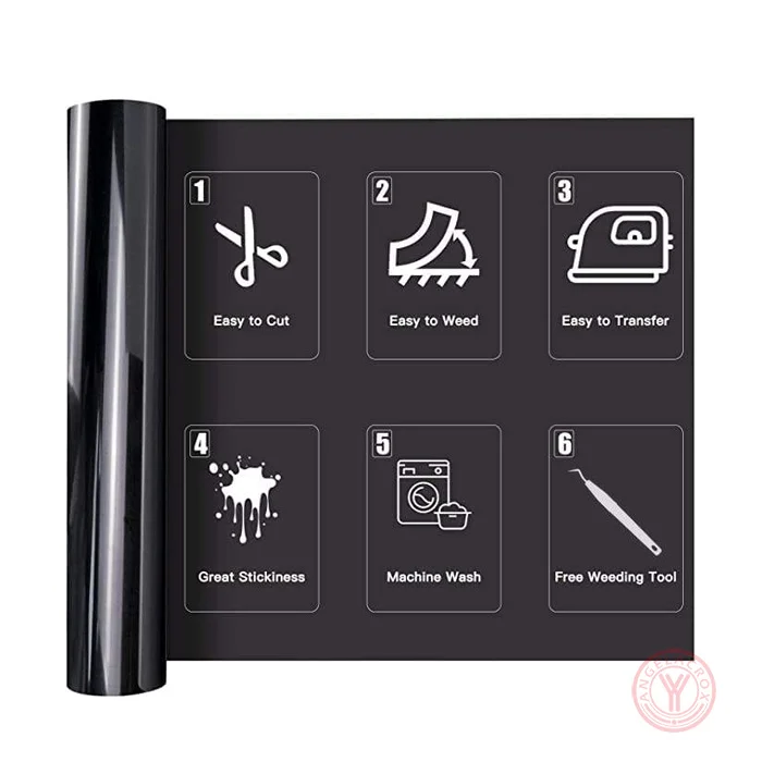 Black Heat Transfer Vinyl Advantages