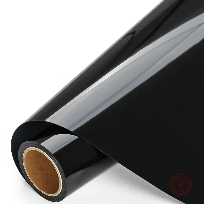 Glossy Black Heat Transfer Vinyl