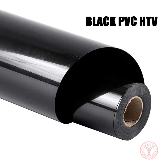 black PVC Heat Transfer Vinyl