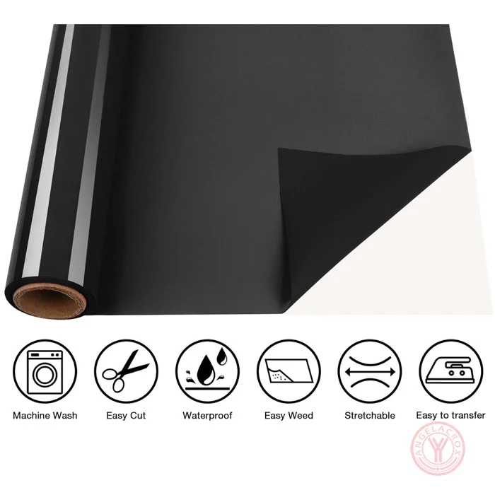 Black Puff heat transfer vinyl htv