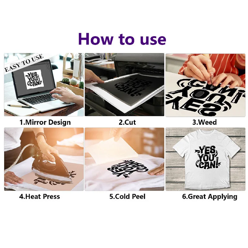 How to Apply Black Heat Transfer Vinyl