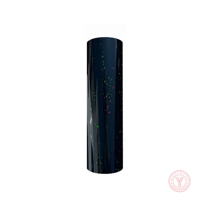 Black Holographic heat transfer vinyl