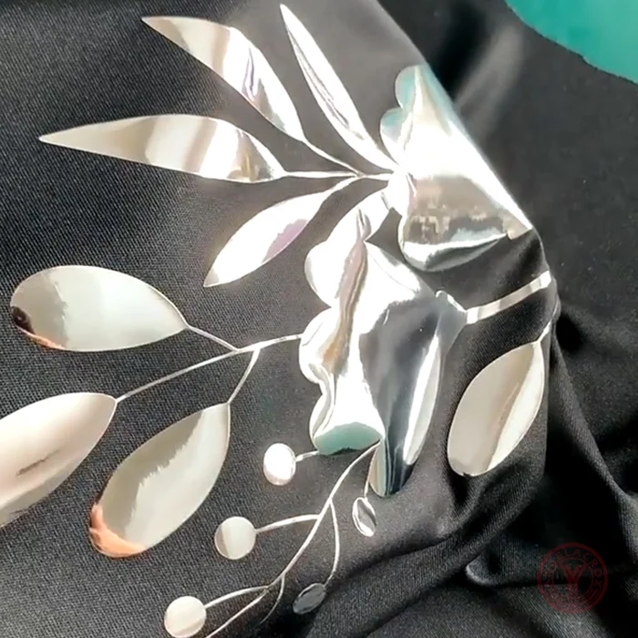 Silver Metallic HTV Effect