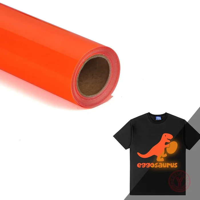 red glow in the dark htv