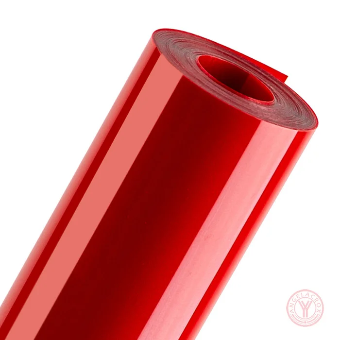 Applications of red heat transfer vinyl