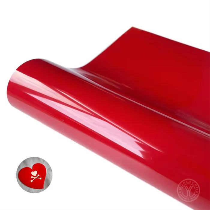 red puff heat transfer vinyl