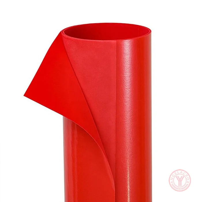 Red Flock heat transfer vinyl HTV