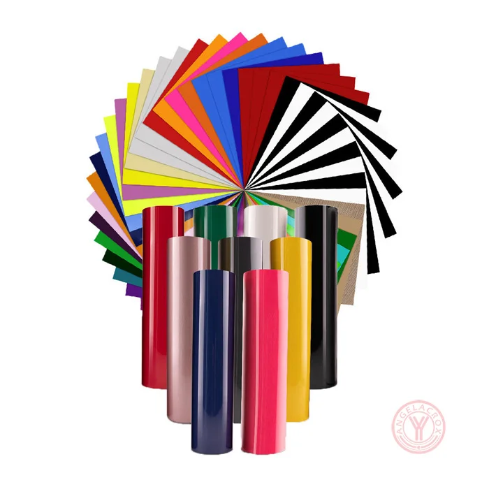 patterned heat transfer vinyl for polyester