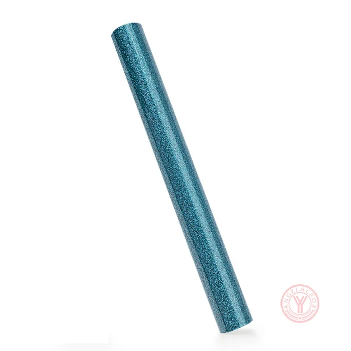 light blue glitter HTV